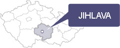 Jihlava na mapě ČR